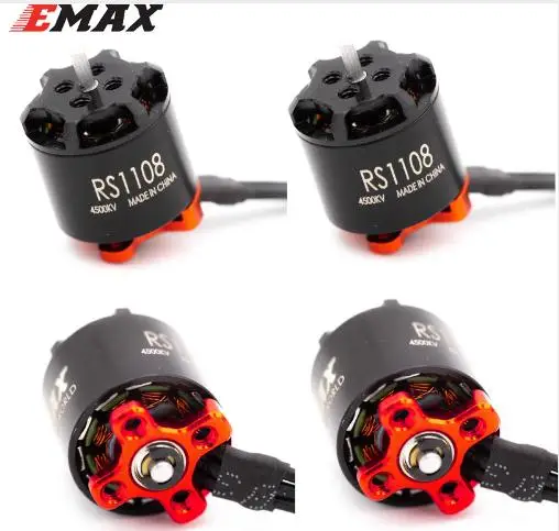 

4pcs/lot Emax RS1108 4500KV 5200KV 6000KV Racing Edition Motor For RC Helicopter Quadcopter FPV Multicopter Drone