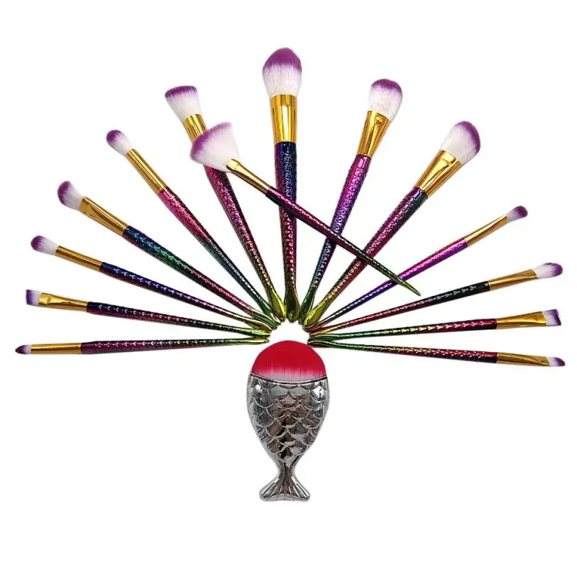 

Brushes For Makeup 15PCS Make Up Foundation Eyebrow Eyeliner Blush Cosmetic Concealer Brushes beauty 2017D5