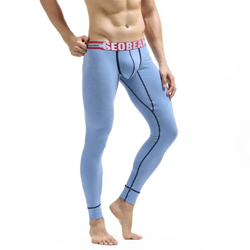 Мужские кальсоны Seobean теплые хлопковые для дома|mens long johns|long johnsfashion johns |