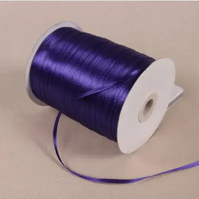 REDJCK 3 мм ширина шелковая атласная лента DIY Материал тканевые ленточки для принадлежности для шитья подарочная упаковка свадебные украшения - Цвет: As picture