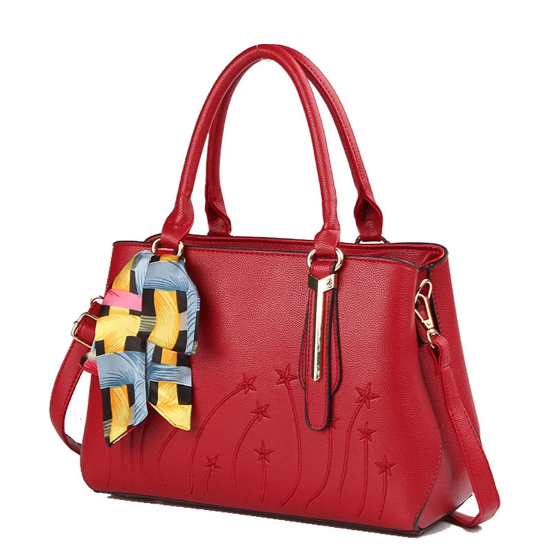 Women Bag Zipper Embroidery Handbag Flower Bag Floral Tote Ladies