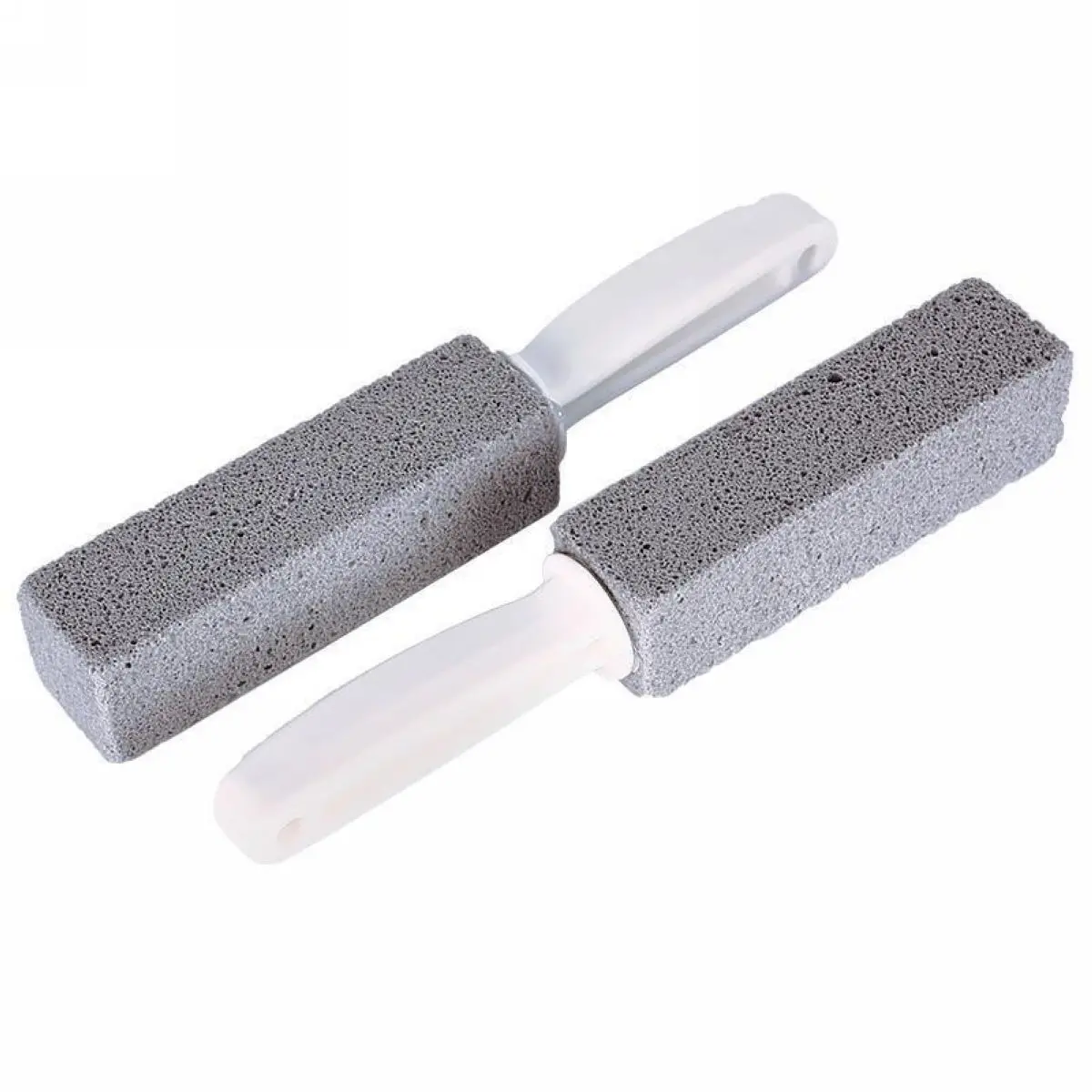 1/2pcs Portable Water Toilet Bowl Natural Pumice Stone Brush Wand Cleaning Tool