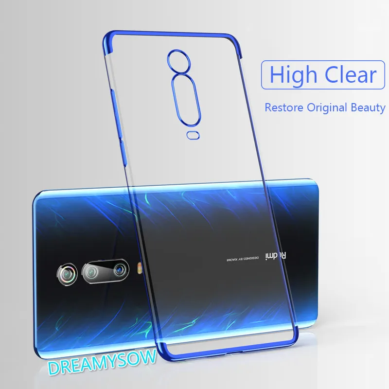 

For Xiaomi Mi 9T Pro Mi9T Redmi K20 K20Pro 5Plus 7 Plating Soft Clear soft Phone Cover For Redmi Note 7 6 5 5A Global Case Coque