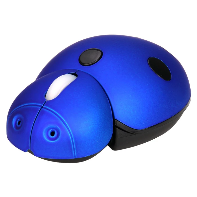 AAAJ 2.4Ghz Beetle Беспроводная Usb игровая мышь милые животные компьютерная без батареи