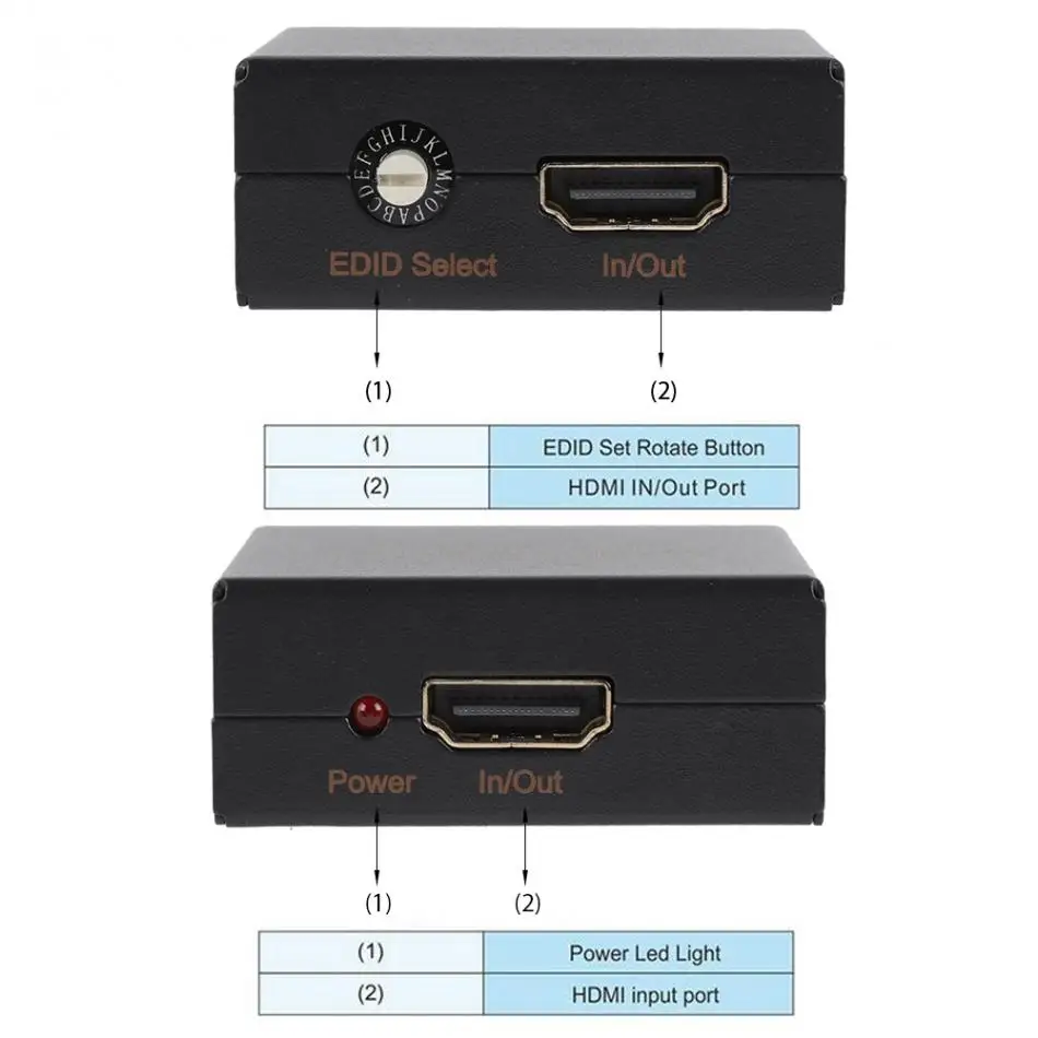 HDMI EDID Feeader EDID Manager поддержка эмулятора 4 K CEC с 16 видами режима EDID