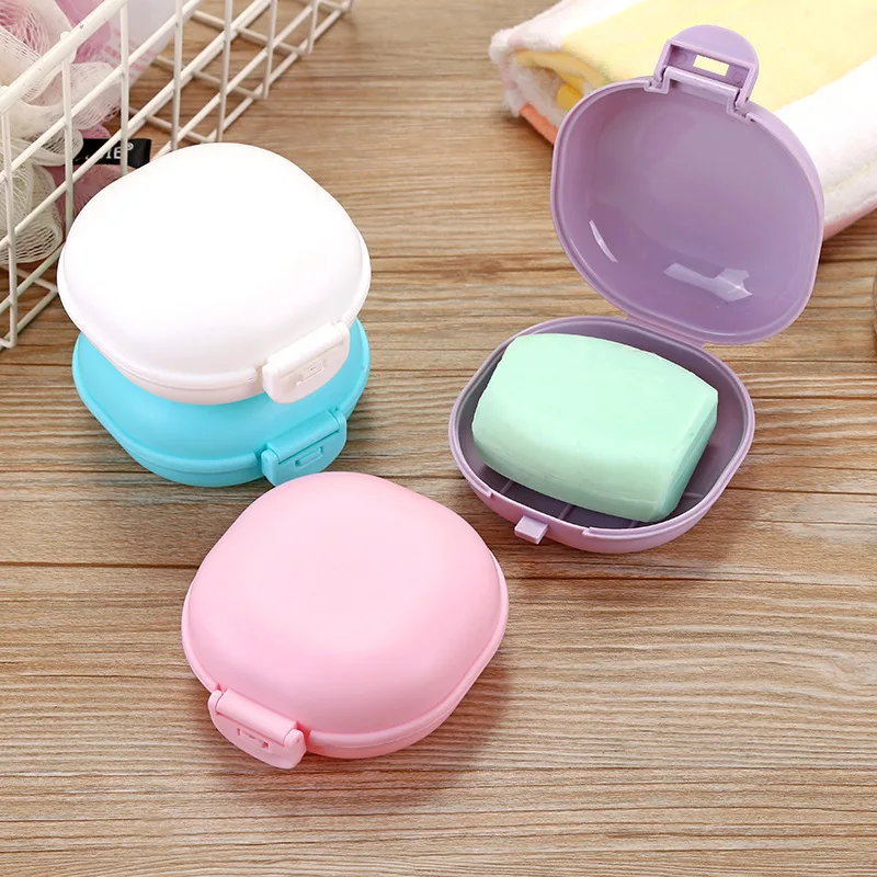 

Waterproof Soap Box Soap Dish Box Case Holder Hygienic Easy To Carry Soap Box Soap Saver Supplies Case Box Travel