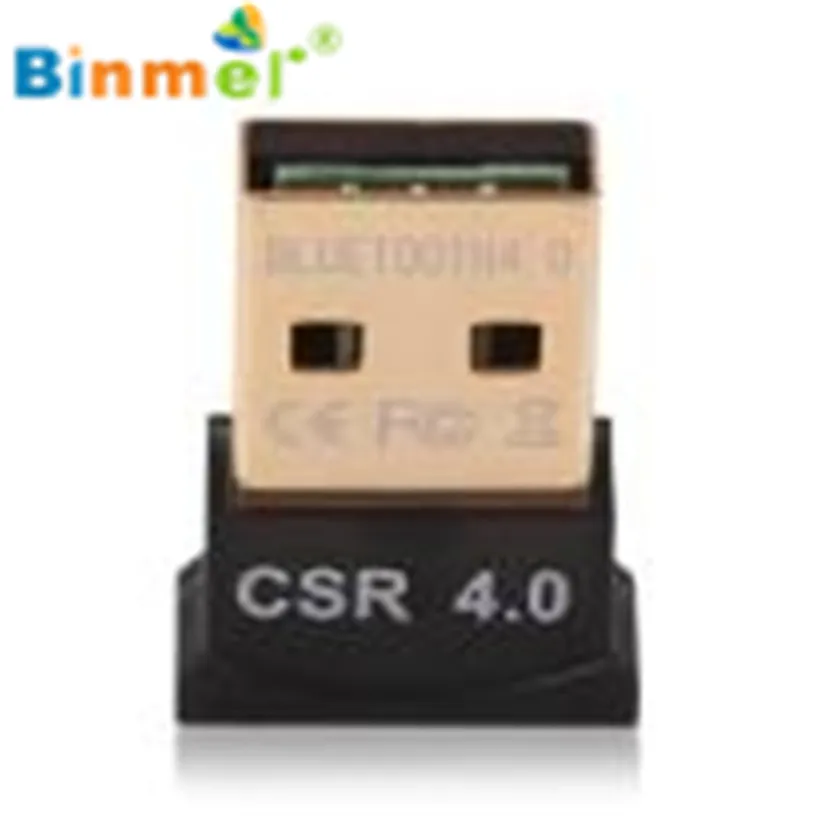 Binmer Bluetooth CSR V4.0 ключ двухрежимный беспроводной адаптер 20 м 3 Мбит/с для Windows 8 7 Bluetooth адаптер Aug 24