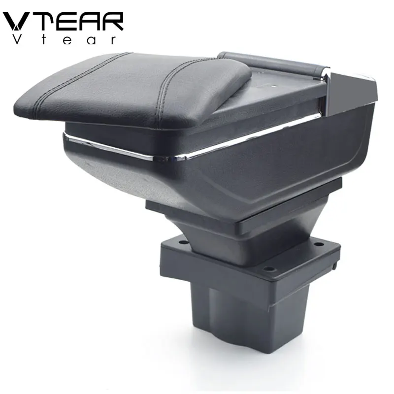 

Vtear For Skoda Octavia A5 armrest box central Store content box storage interior car-styling decoration accessories parts 07-14