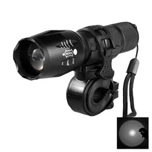 New A100 CREE XML-T6 1000Lumens 18650/AAA 5 mode outdoor zoom spotlight torch hunting tactics LED riding light flashlight New A100 CREE XML-T6 1000Lumens 18650/AAA 5 mode outdoor zoom spotlight torch hunting tactics LED riding light flashlight