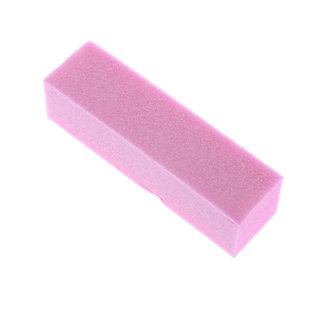 

2Pcs Pink Buffing Sanding Files Block Pedicure Manicure Care Nail Art Buffer Buffing Sanding Files Block Nail Tips Manicure