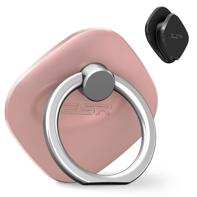 ESR Phone Holder Finger Grip Ring Zinc Alloy Ring Stand Kickstand Metal Holder for iPhone X 8 8 Plus 7 6s for Samsung S9 Xiaomi