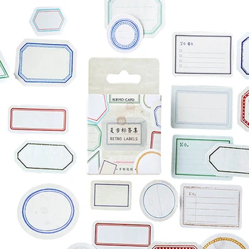 

20packs/lot Cute Vintage Label Set mini paper Self-Adhesive Stickers DIY Decoration Diary Stationery Stickers Gift Wholesale