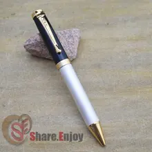 Шариковая ручка Jinhao 500 белый черный колпачок Золотая отделка канцелярские принадлежности лучший подарок офисная коллекция
