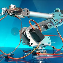 ABB промышленный робот модель 7 dof рука робота рама полностью алюминиевая Роботизированная подставка для рук 7 servos вращающаяся основа