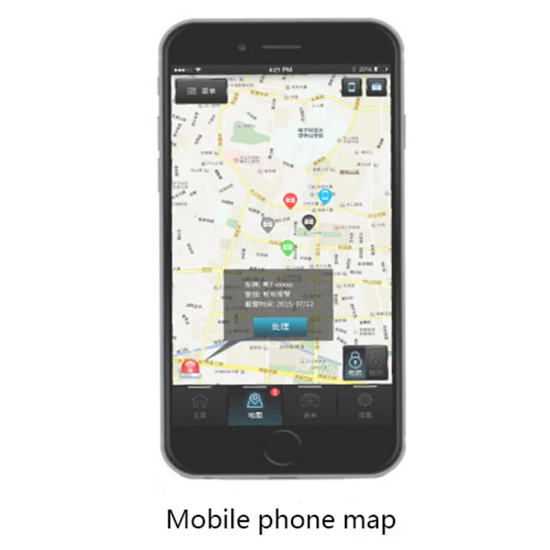 ENKLOV GPS Tracker Car GSM / GPS Locator Mobile APP Vibration SOS Alarm Monitoring Waterproof GPS Tracker For Car Motorcycles