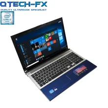 Игровой ноутбук i7 15," 8 ГБ ОЗУ SSD 256 ГБ/128/64+ 750 Гб HDD DVD быстрый процессор металлический бизнес арабский AZERTY Испанский Русский Клавиатура
