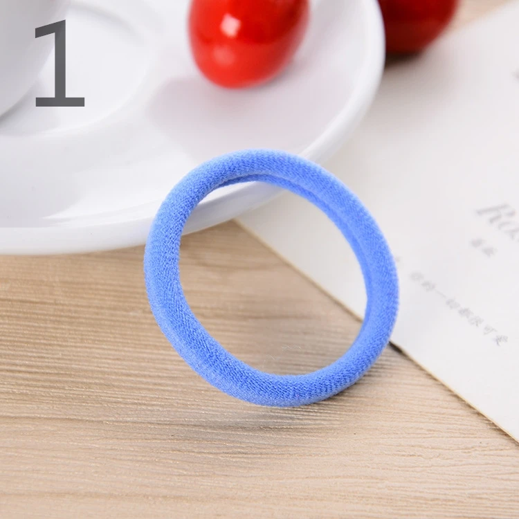 

New children's fashion simple candy color rubber band01