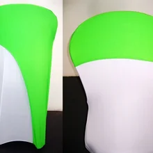 Зеленый цвет лайкра чехлы для стульев кепки универсальный для свадебного украшения спандекс Чехол для стула для вечеринки подходит для всех стульев оптом