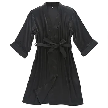 

Sexy Ladies Lingerie Pyjamas Women Bride Sleepwear Babydoll Underwear Kimono Satin Silk Lace Nightdress Nightgown #35