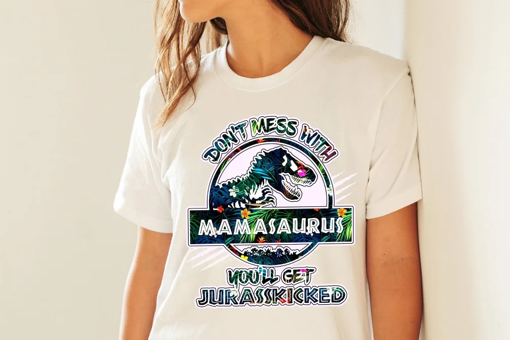 Футболка с мамамазавром Don't Mess With Mamasaurus которую вы получите матери Юрского