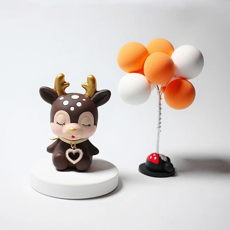 

Sika Deer Epoxy Glue Silicone Mold 3D Deer Aroma Gypsum Plaster Silicone Mould For Car Home Decoration DIY Candle Molds
