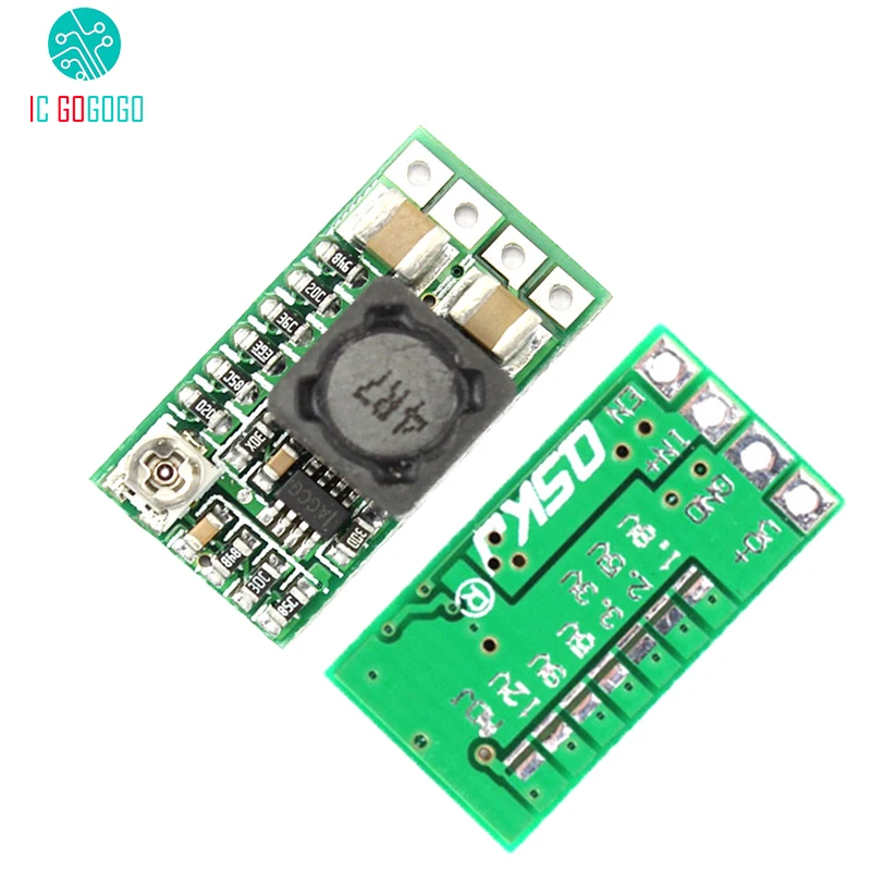 

5pcs Mini DC-DC 12-24V To 5V 3A Step Down Power Supply Module Voltage Buck Converter Adjustable 1.8V 2.5V 3.3V 5V 9V 12V 24V