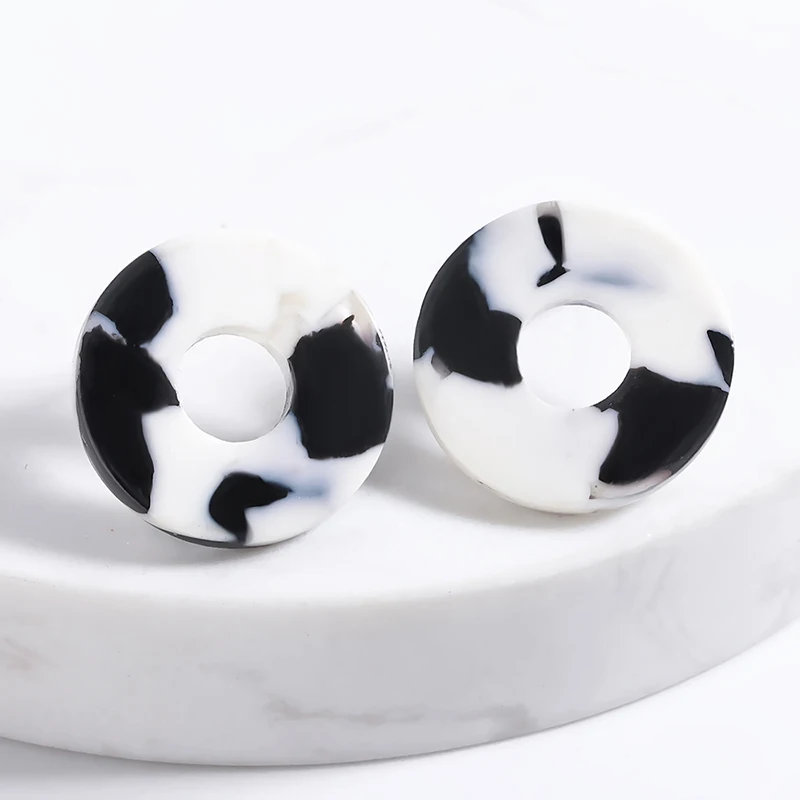 

New Trendy Charm Earrings for Women Marble print Brincos Drop Earring Eardrop For Women Elegant Wedding Jewellery pendientes