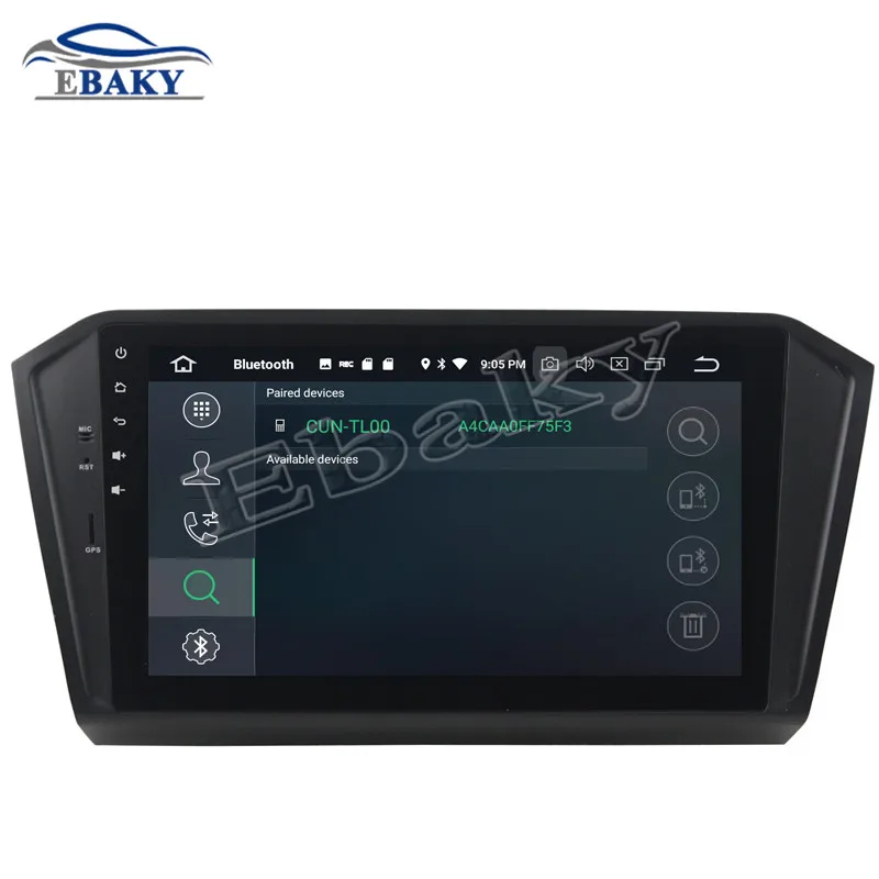 Excellent NaviTopia 10.1inch 4GB RAM 64GB ROM Octa Core Android 9.0 Car DVD Radio for VW PASSAT 2015 2016 with GPS/wifi/Bluetooth 20