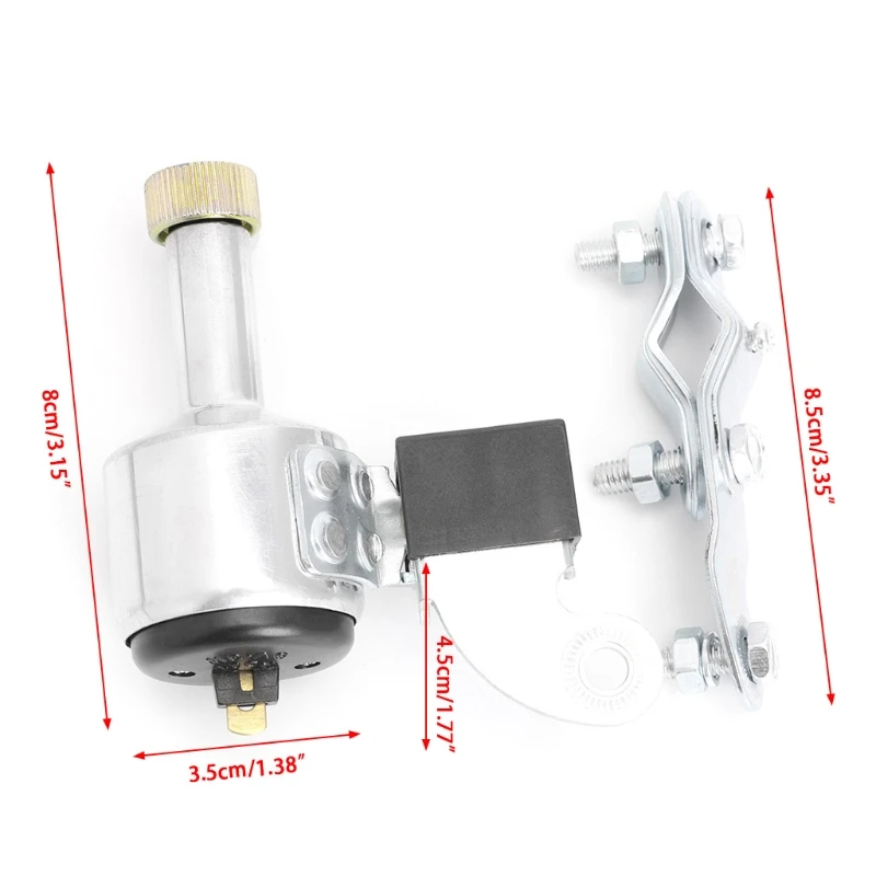 Clearance New Bicycle Light Generator 6V 3W Dynamo Motorized Friction Head Rear Light Kit 10166 5