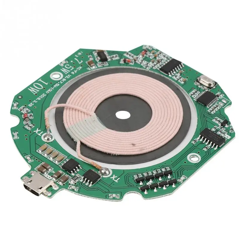 

5W/7.5W/10W Wireless Charger Transmitter Module Auto Recognition DIY Wireless Charger Transmitter Adapter for iPhone Samsung