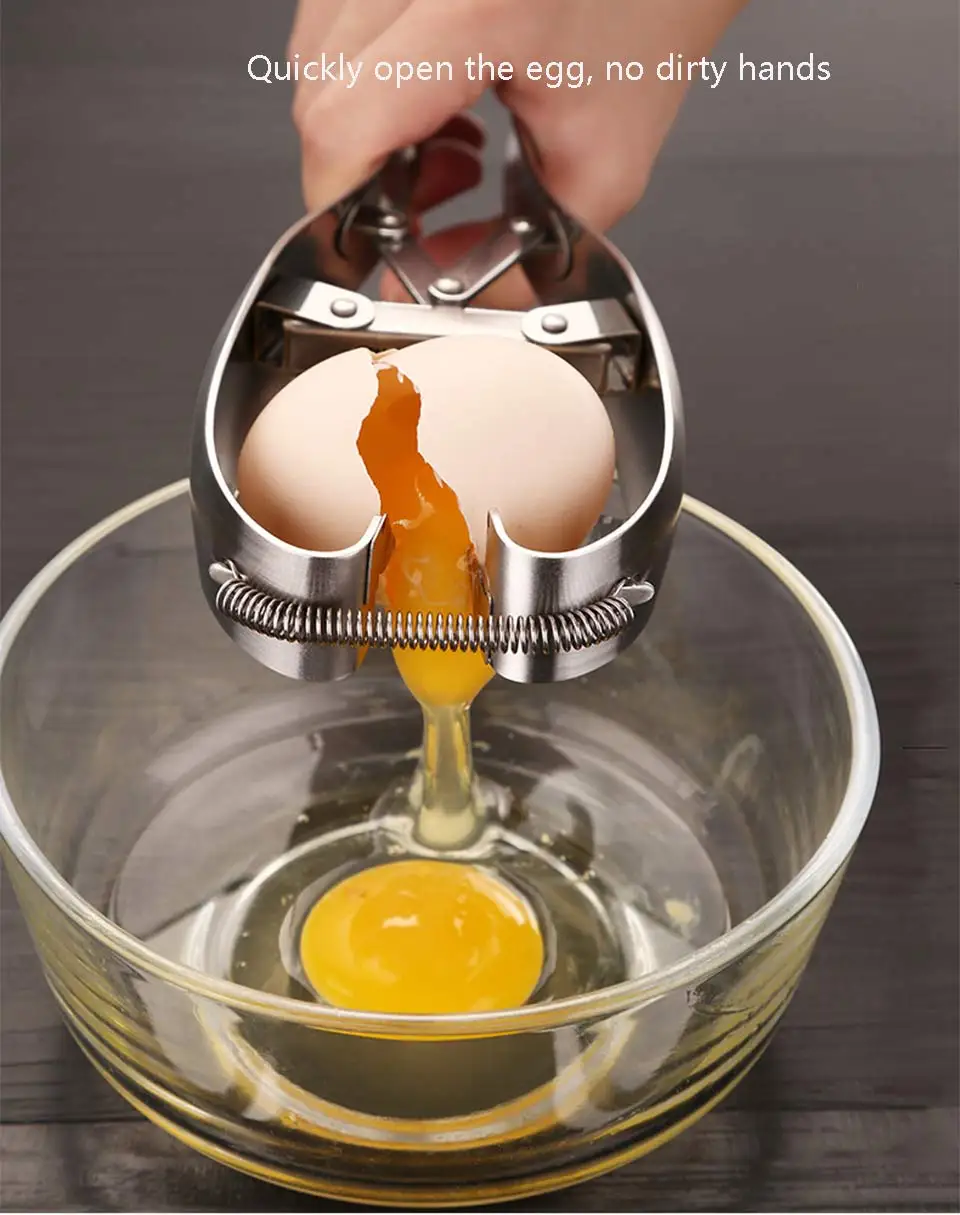 SSGP 304 нержавеющая сталь, быстро открывающиеся ножницы для яиц, Креативные кухонные инструменты для выпечки, нож для яичной скорлупы, легко открывающиеся домашние гаджеты для яичной скорлупы