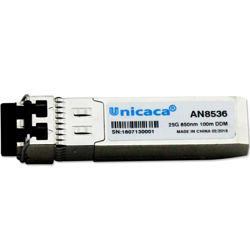 

UNICACA AN8536 25G Multimode Module QSFP28 Compatible with 25G Ethernet Switches