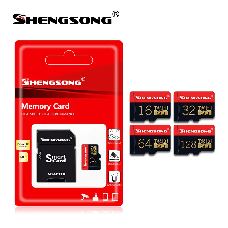 

Newest Micro SD card real capacity 128GB 64GB SDXC memory card 32GB 16GB 8GB micro SD/TF card SDHC UHS-1 carte sd flash card