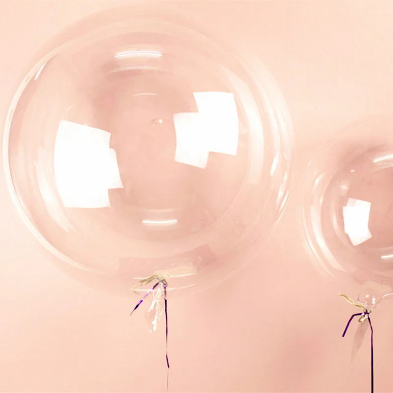 10 шт. 12 дюймов Bobo прозрачные воздушные шары из ПВХ без морщин свадебные декорации гелиевые надувные шары подарки для оптовой продажи