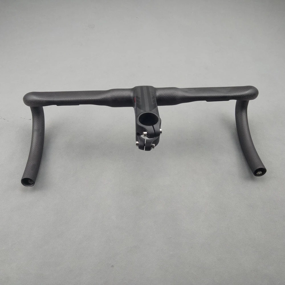 White/Black Matte Bike Road Carbon Handlebars Racing Drop Bar Handlebar