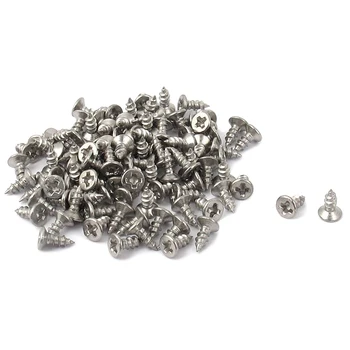 

M1.8 x 5mm Cross Head Countersunk Self Tapping Screw 100 Pcs
