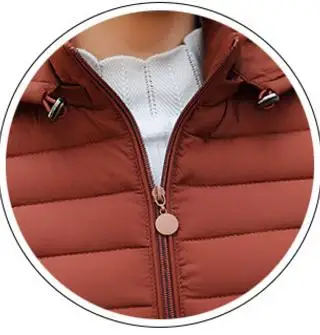 Большие размеры 6XL модная осенне-зимняя женская парка Женская хлопковая куртка с капюшоном тонкие и легкие тонкие зимние женские куртки
