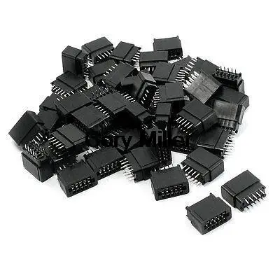

2.54mm Pitch IDC Type Card Edge Plug Pins Connector 10 Pins