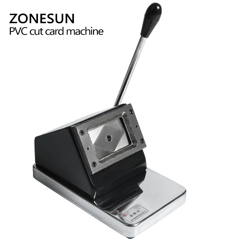 ZONESUN Мини резак для резки маленький тип бумажных карт ПВХ карты фото визитная