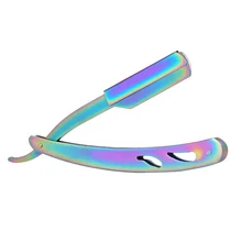 Прямая Опасная бритва из нержавеющей стали Бритва мужская бритва складная бритва для лица бритва для бритья волос Бритва для бровей борода бритва