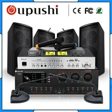 Oupushi конференции караоке аудио система Динамик выделенный динамик набор меню для Конференции столовой сцены стулья