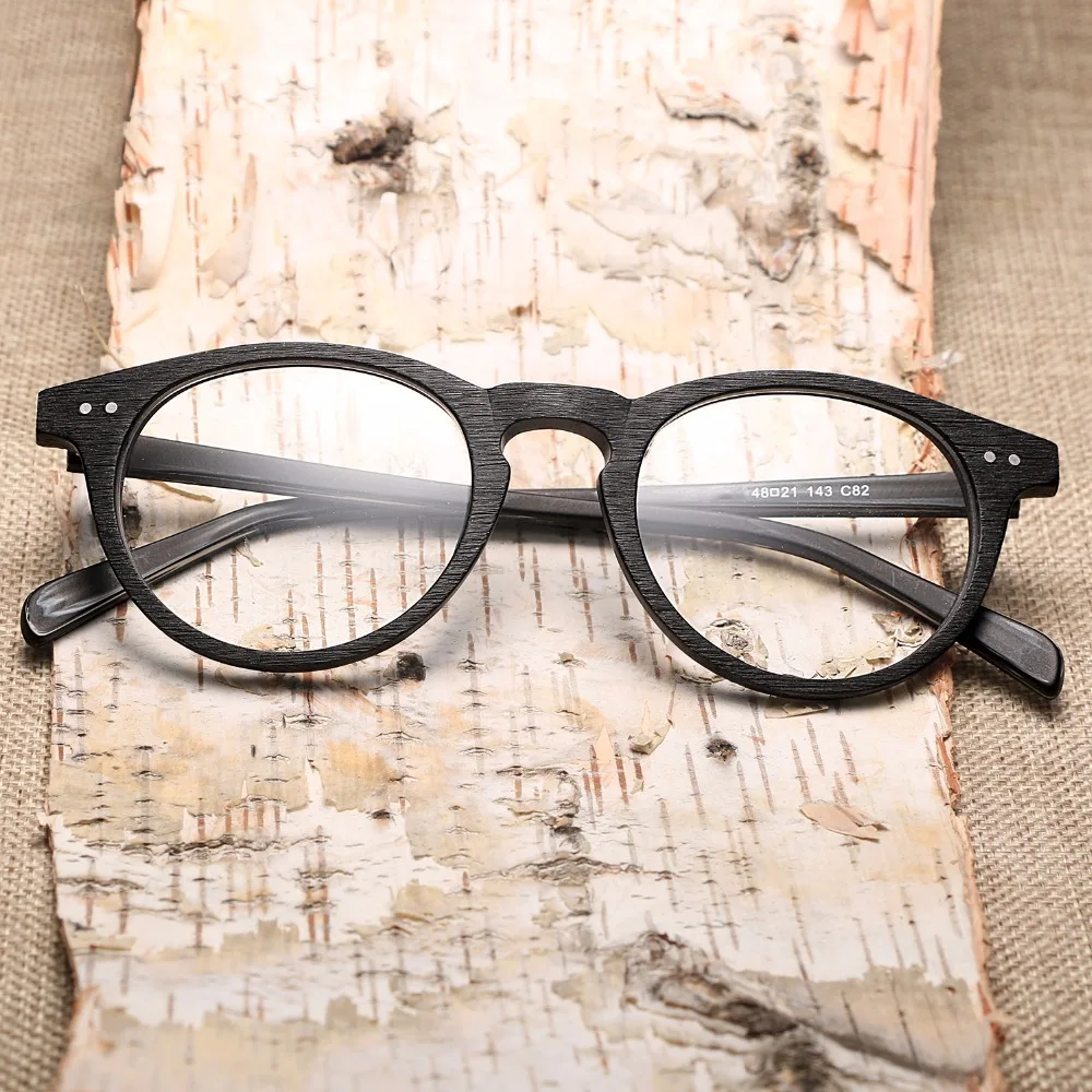 HDCRAFTER, высокое качество, винтажные очки с прозрачными линзами, кошачий глаз, деревянные очки, оправа для мужчин, компьютер, очки для чтения, оправа для женщин