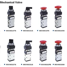 1 шт. MSV серии пневматический кнопочный механический клапан