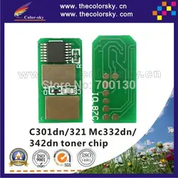 8 шт./лот совместимый тонер картридж сброс настроек чип для OKI C301dn C321dn MC332dn MC342dn MC332 MC342 2,2 k/1,5 k (TY-OC301)