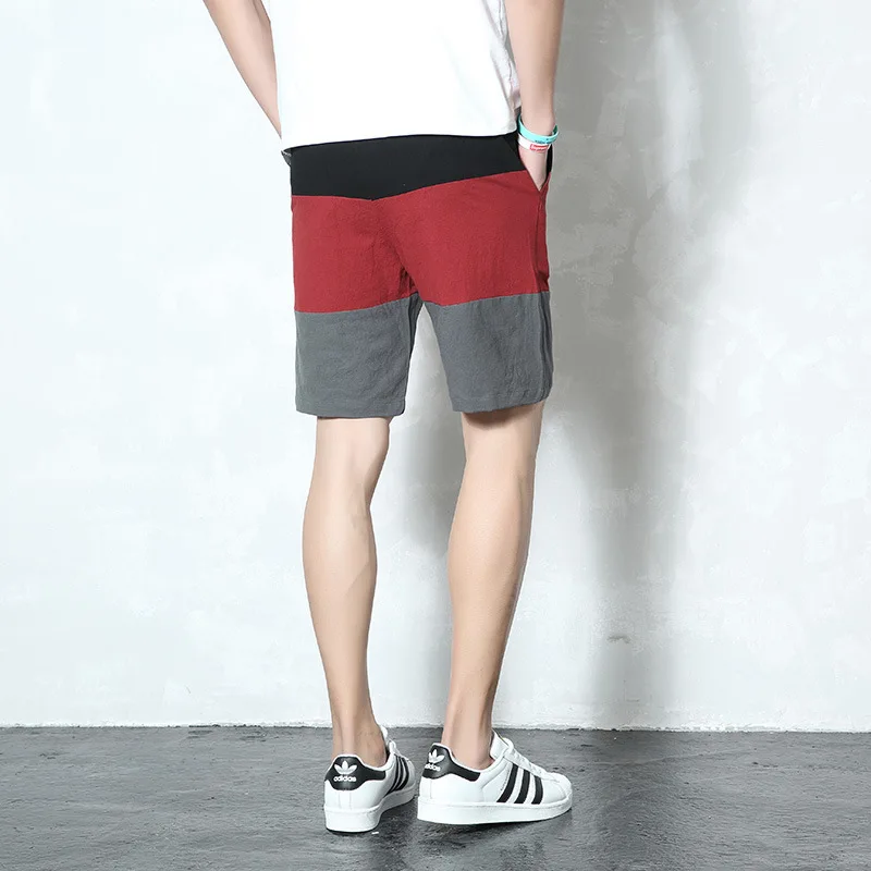 Fashion Summer Cargo Shorts Men Cotton Joggers Casual Short Home Pockets Sport Patchwork Plus Size Mid Red Loose Street Wear 4XL Fashion Summer Cargo Shorts Men Cotton Joggers Casual Short Home Pockets Sport Patchwork Plus Size Mid Red Loose Street Wear 4XL