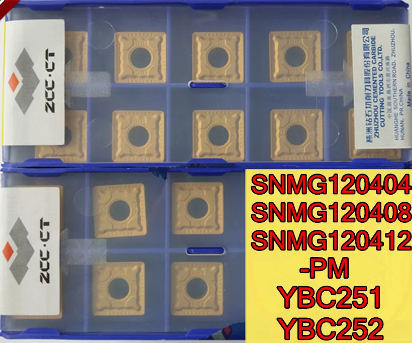 10 шт. карбидные вставки Zcc.ct YBC251 YBC252 | Инструменты