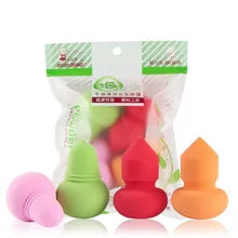 Высокое качество 4 шт. Pro Красота пуховка для нанесения основы под макияж мульти Форма губки P1 P1