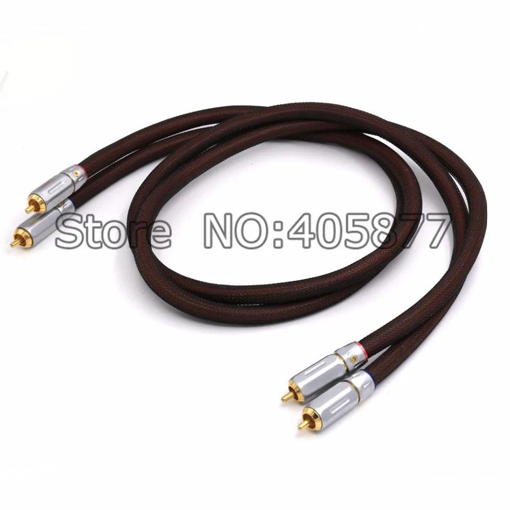 1.5m OFC Audio Cable with Gold plated RCA terminal HI Fi on Aliexpress