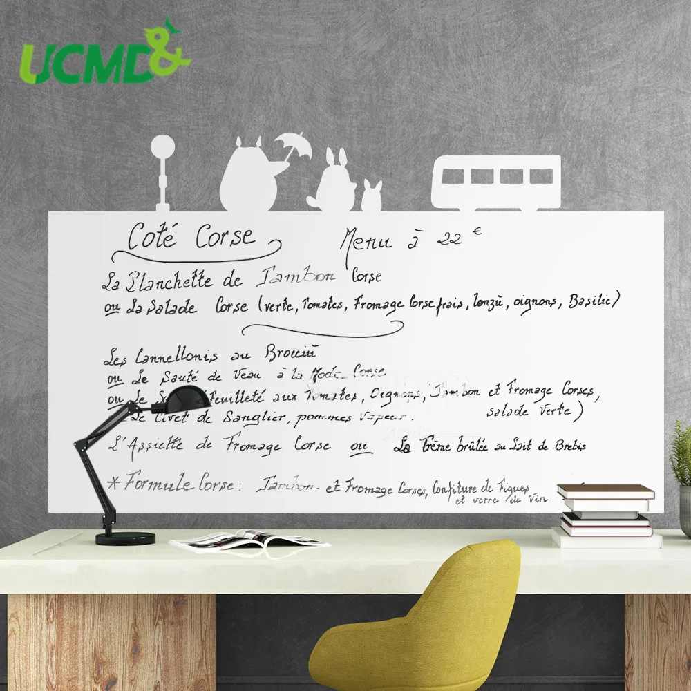 

Magnetic Whiteboard Wall Sticker Writing Blackboard Removable Vinyl Draw Decor WhiteBoard Home Office School Learning Supplies