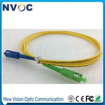 

16pcs /Lot,SC/APC-SC/UPC,SM SX 2M,G652D,PVC Jacket,SC Single Mode,Simplex Indoor CATV SC APC UPC 3M Fiber Optic Patch Cord